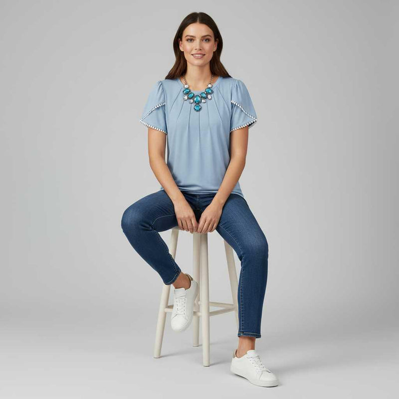 Blusa Veraniega Mujer | Blusa Casual de Algodón