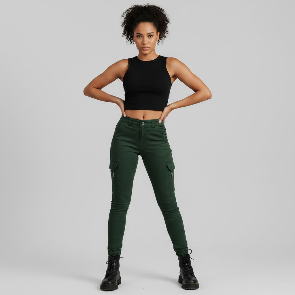 Pantalones Cargo Mujer Modernos | Moda Urbana Casual