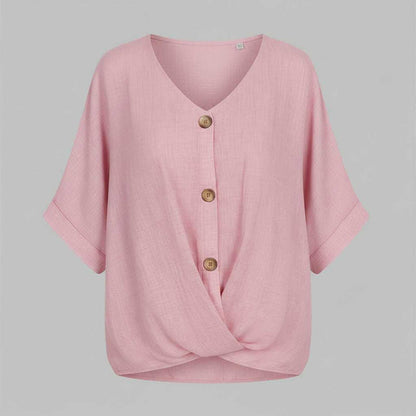 Blusa Elegante con Escote en Pico | Moda Femenina