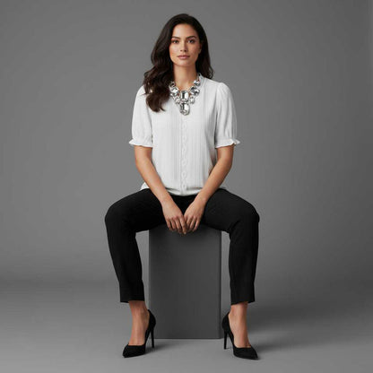 Blusa Elegante de Encaje para Mujer | Ropa Femenina