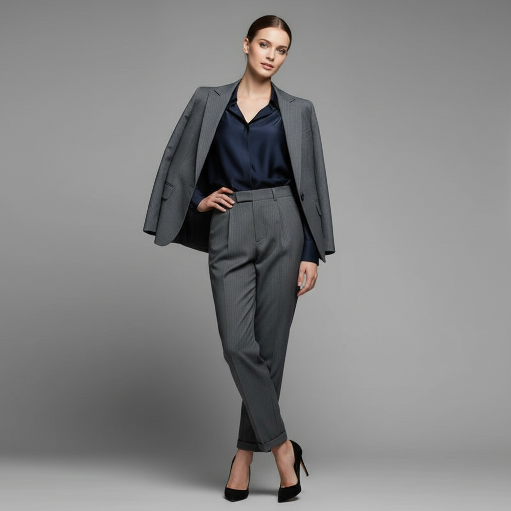 Pantalón Elegante de Mujer Talle Alto | Pantalones de Oficina