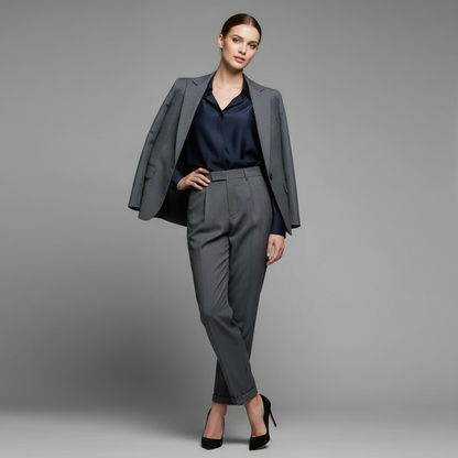 Pantalón Elegante de Mujer Talle Alto | Pantalones de Oficina
