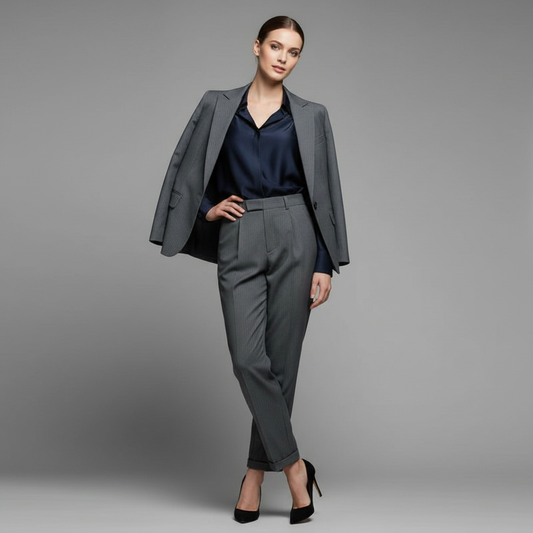 Pantalón Elegante de Mujer Talle Alto | Pantalones de Oficina