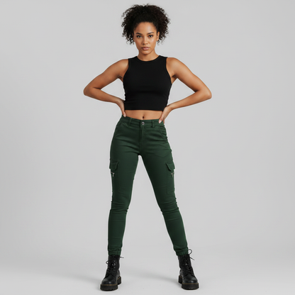 Pantalones Cargo Mujer Modernos | Moda Urbana Casual