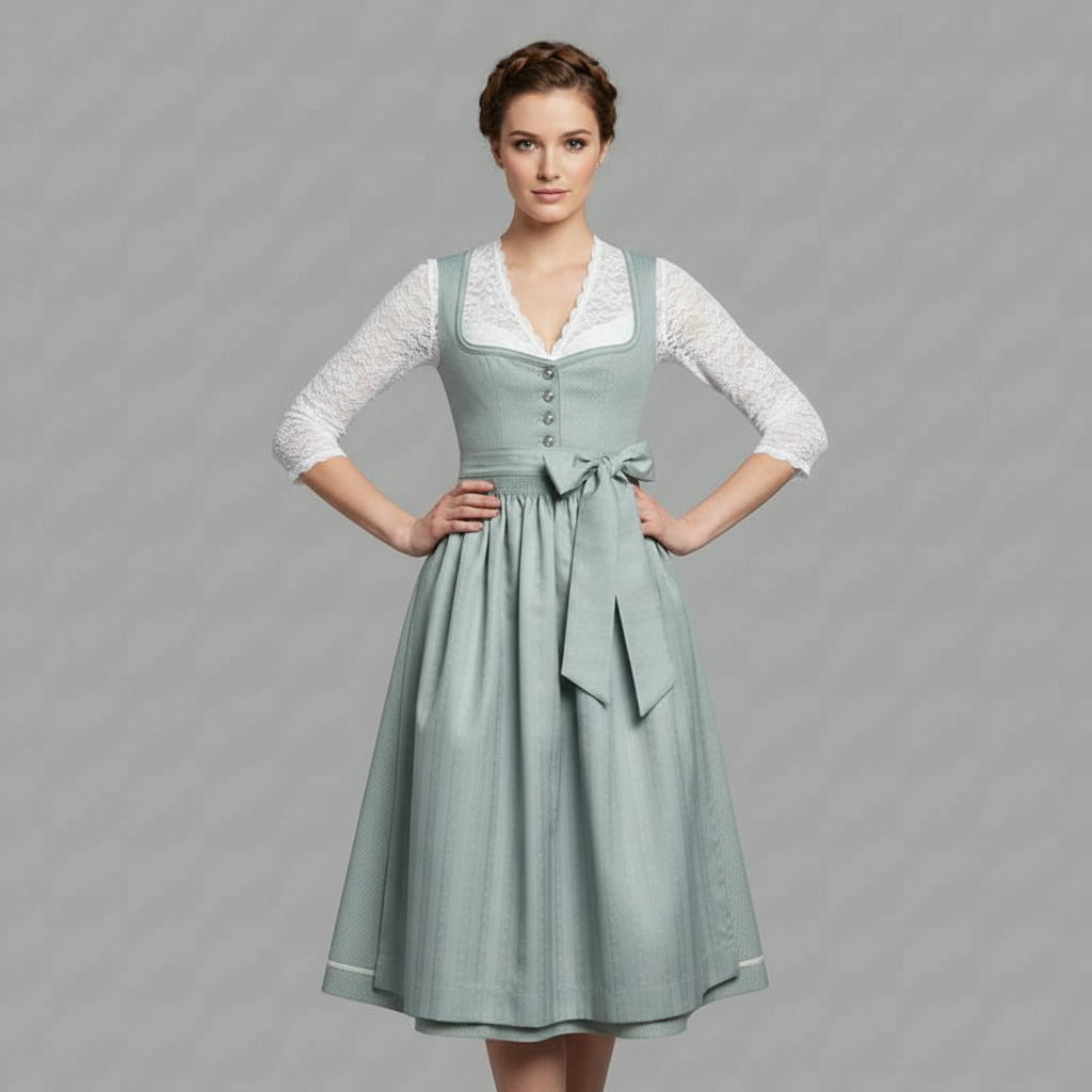 Vestido Tirolés Elegante | Vestido Mujer Tradicional