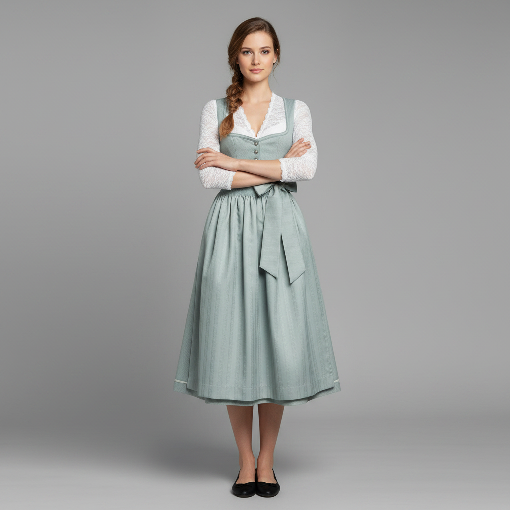 Vestido Tirolés Elegante | Vestido Mujer Tradicional