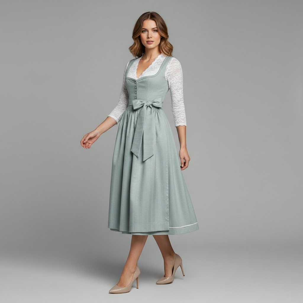 Vestido Tirolés Elegante | Vestido Mujer Tradicional